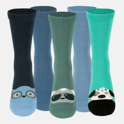 Barnstrumpor Ekologisk Bomull 5-Pack