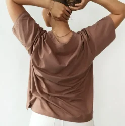 Oversized T-Shirt Ekologisk Bomull Och Hemp